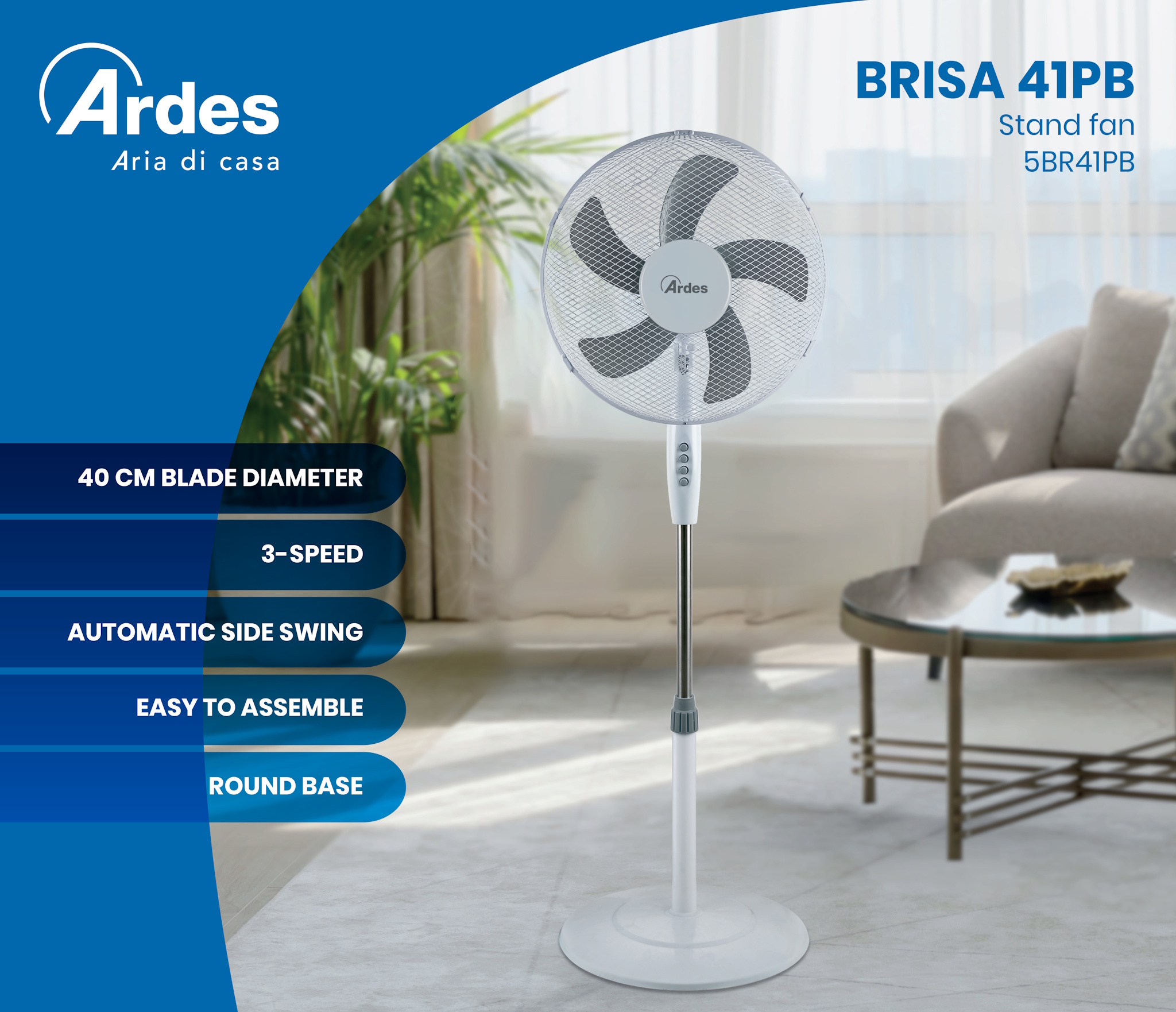 Ventilátor Ardes BRISA BR41PB