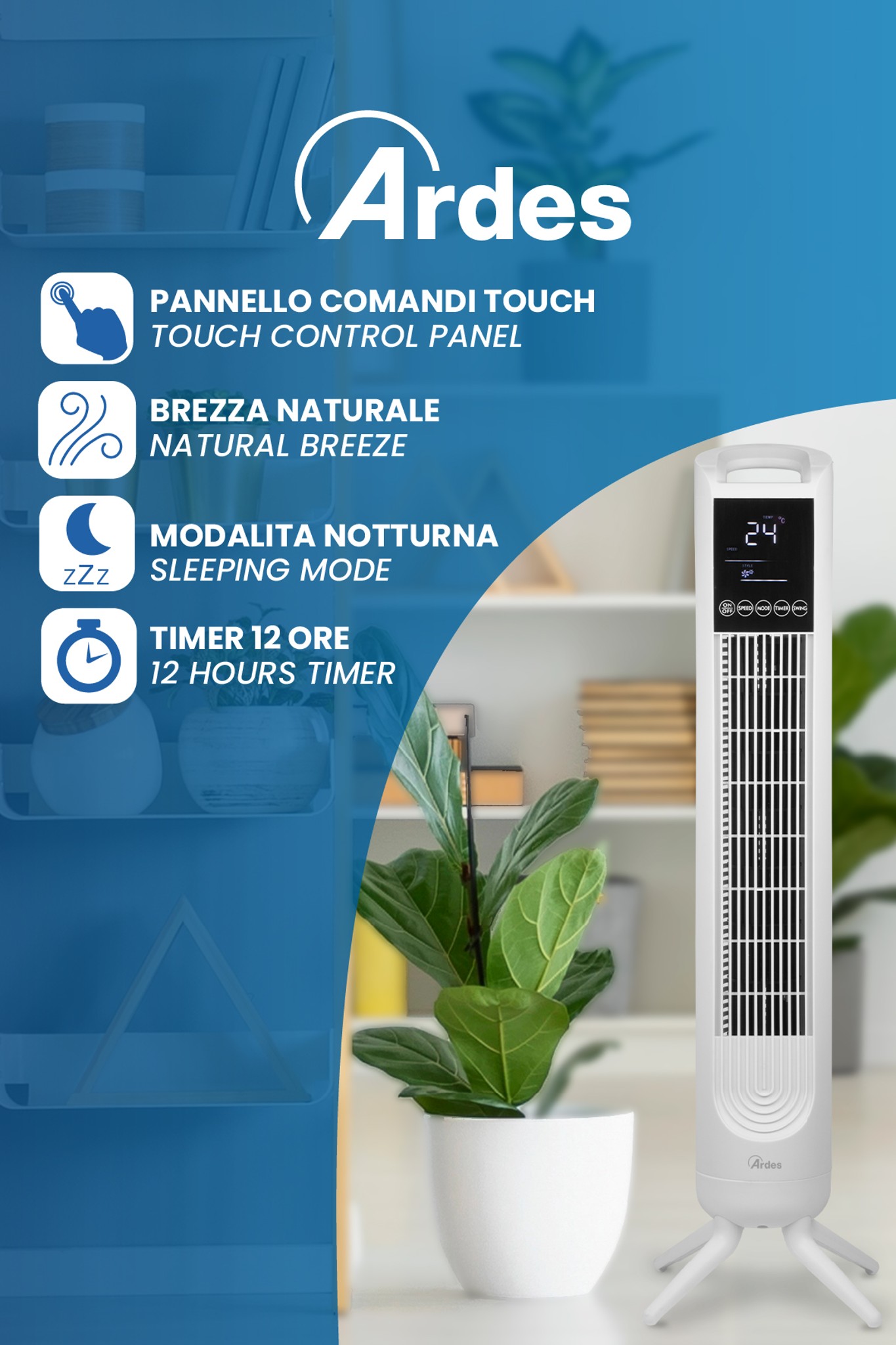 Ventilátor Ardes T803