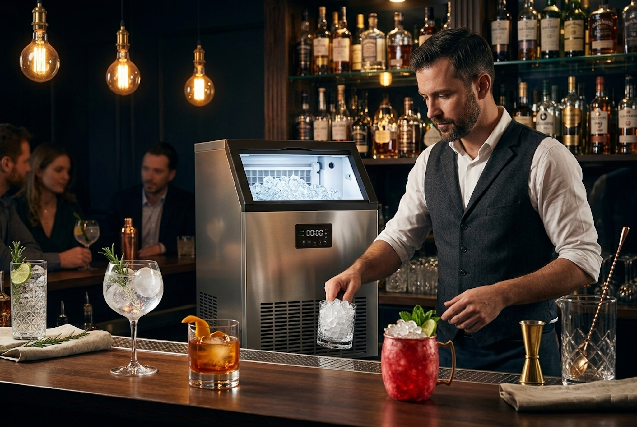 Profesionální výrobník ledu Guzzanti GZ 126