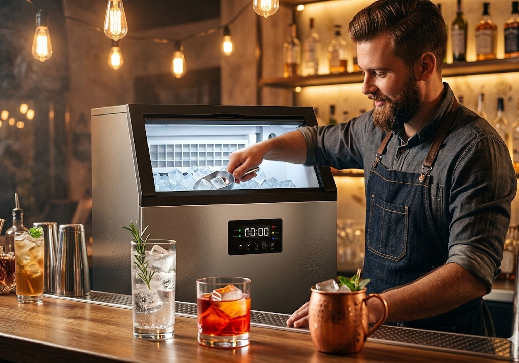 Profesionální výrobník ledu Guzzanti GZ 126