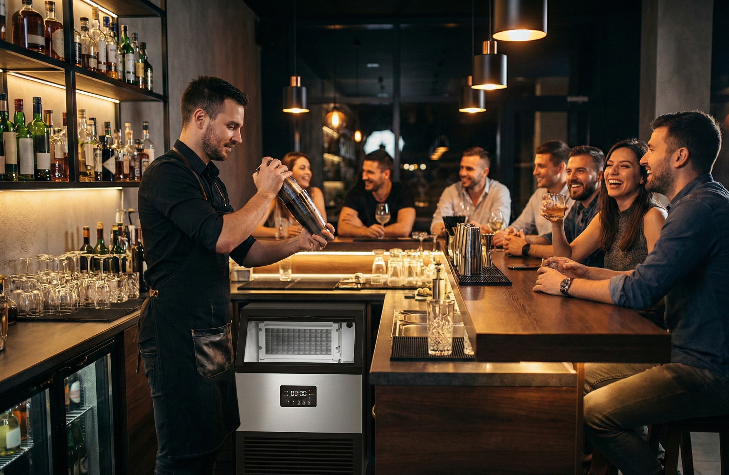 Profesionální výrobník ledu Guzzanti GZ 126