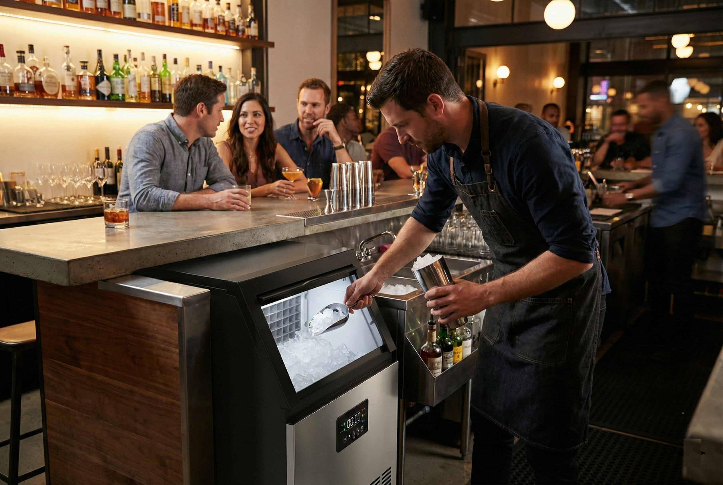 Profesionální výrobník ledu Guzzanti GZ 126