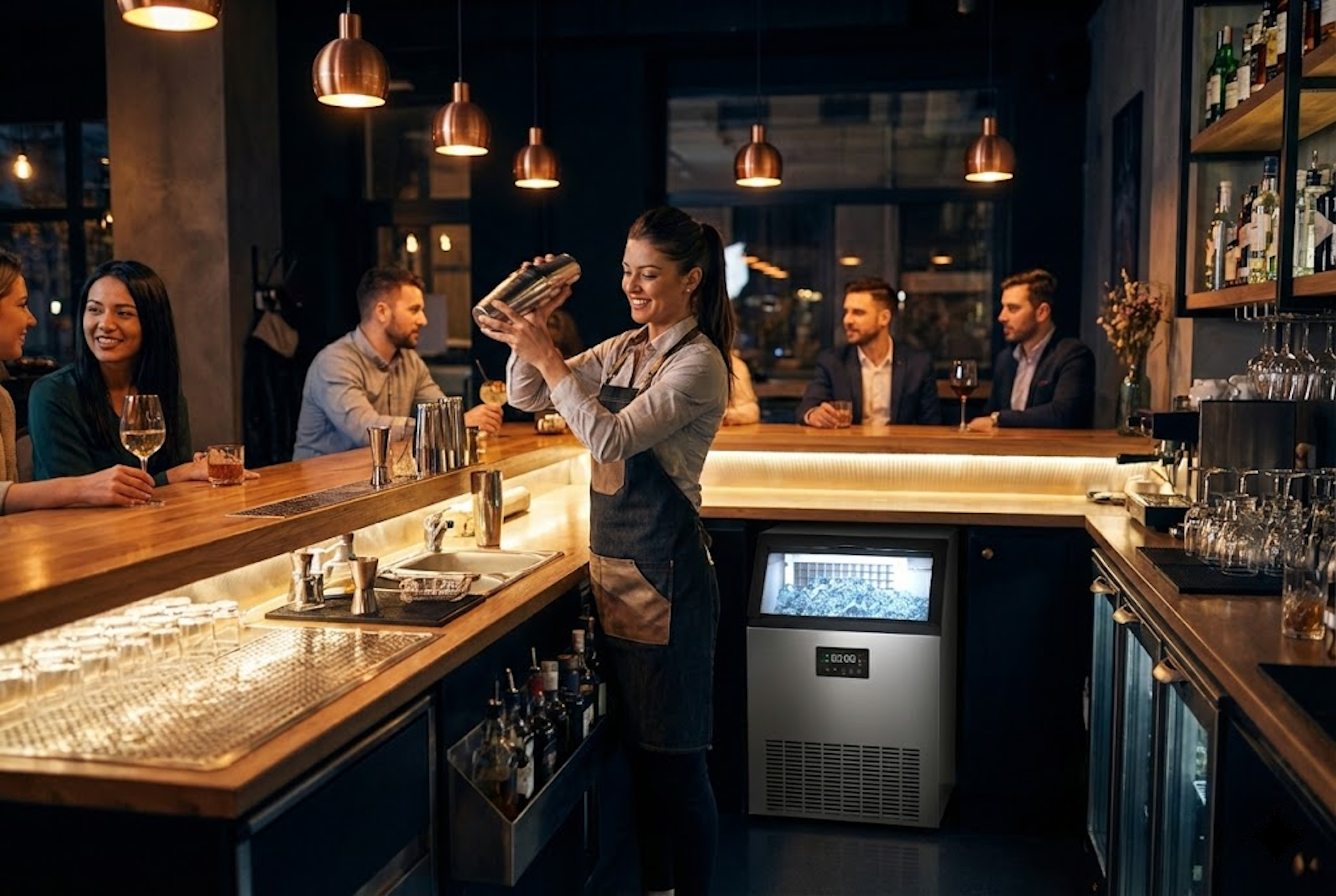 Profesionální výrobník ledu Guzzanti GZ 126