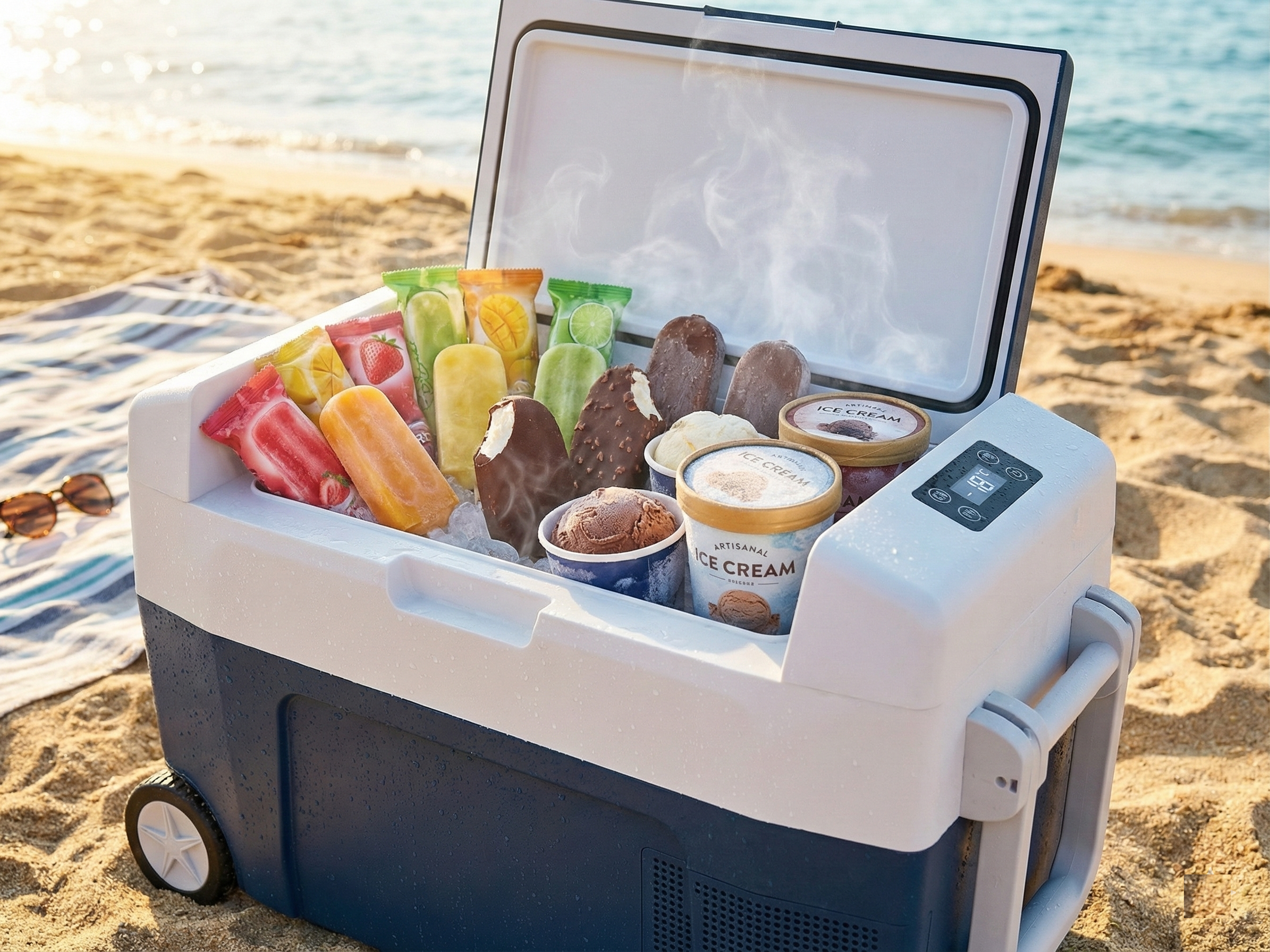 Guzzanti GZ 35A - přenosná kompresorová chladnička a mraznička