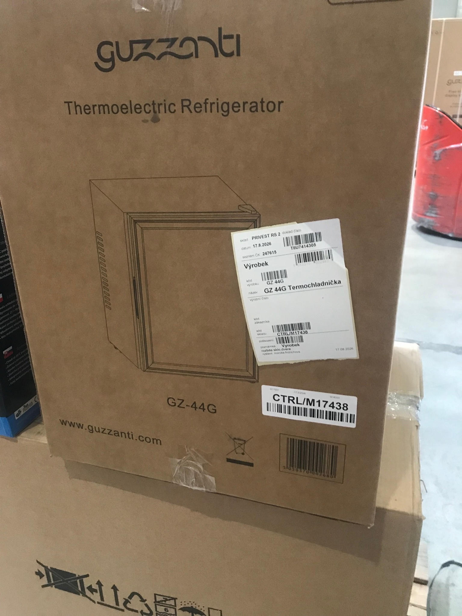 Termochladnička Guzzanti GZ 44G (II. jakost)