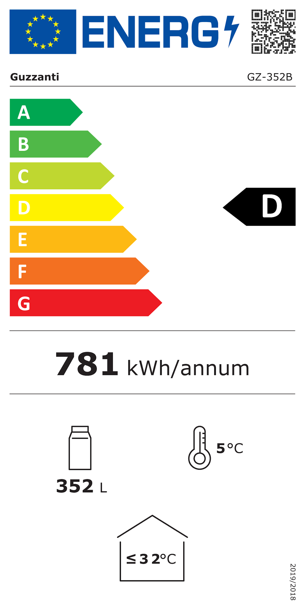 Chladící vitrína Guzzanti GZ 352B