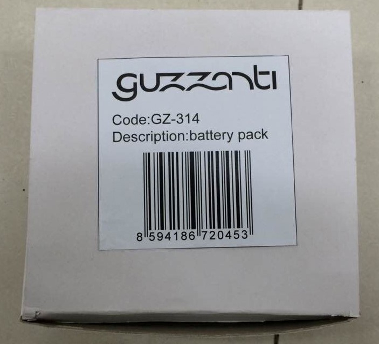 Aku-pack + nabíječka k vysavači Guzzanti GZ 315